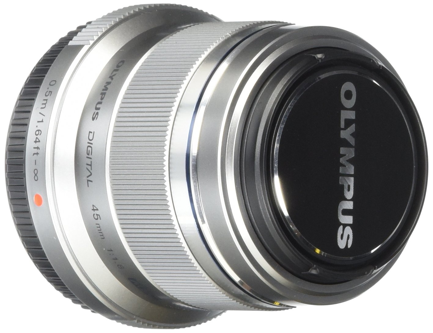 Olympus M. Zuiko Digital ED 45mm f1.8 (Silver) Lens for Olympus and Panasonic Micro 4/3 Cameras
