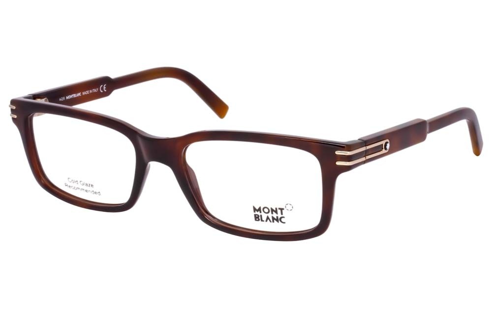Montblanc Dark Havana Eyeglasses MB0668 052 54