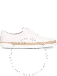 Tod's Womens Slip-on Shoes Leather in White XXW0TV0J98008VB001