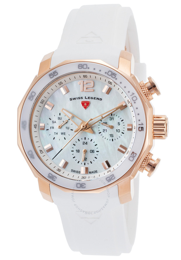 Swiss Legend Blue Geneve Ladies Watch SL-16192SM-RG-02-WHT