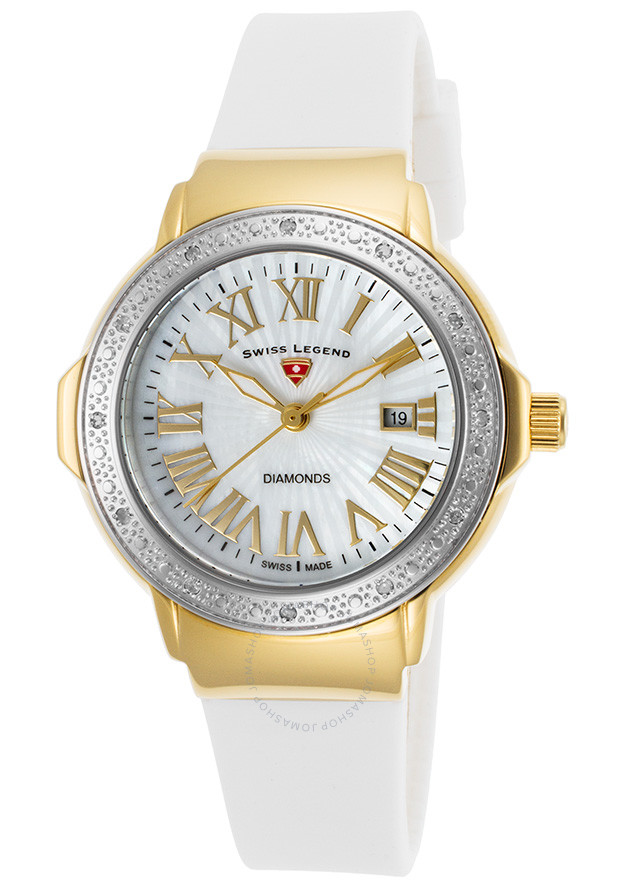 Swiss Legend South Beach Ladies Watch 20032DSM-YG-02-SB-WHT SL-20032DSM-YG-02-SB-WHT