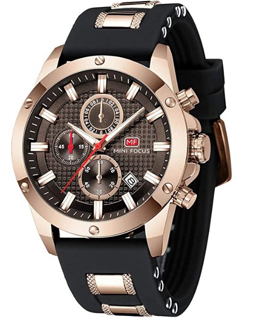 Men's Watches, MINI FOCUS Waterproof Sports Watches for Men, Men's Wrist Watches Relojes De Hombre