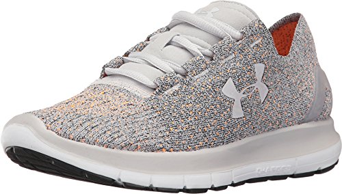 Under Armour Women's UA Speedform Slingride TRI Glacier Gray/Glow Orange/Glacier Gray Sneaker 8.5 B (M)