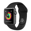 Apple Watch Series 3 - GPS - Space Gray Aluminum Case with Black Sport Band - 38mm