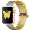 Đồng hồ Apple Watch Series 2, 38mm Gold Aluminum Case with Yellow/Light Gray Woven Nylon Band