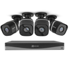 EZVIZ 4K UltraHD 8MP Outdoor IP PoE Surveillance System, 4 Weatherproof UHD EXIR Security Cameras, 4 Channel 2TB NVR Storage, 100ft Night Vision, Smart Video Analytics, Customizable Motion Detection