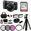 Sony Alpha a5100 Mirrorless Digital Camera w/ 16-50mm Lens & 64GB SD Card Bundle