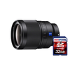 Sony SEL35F14Z Distagon T FE 35mm f/1.4 ZA Standard-Prime Lens w/ 32GB Class 10 Memory Card