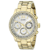 Đồng hồ GUESS Women's U0559L2 Sporty Gold-Tone Stainless Steel Watch with Multi-function Dial and Pilot Buckle