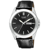 Đồng hồ Citizen Men's Black Leather Strap Watch