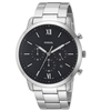 Đồng hồ Fossil Men's Silvertone Black Dial Chronograph Watch