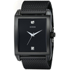 Đồng hồ GUESS Men's Stainless Steel Diamond Dial Watch, Color: Black (Model: U0298G1)