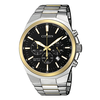 Đồng hồ Citizen AN8174-58E Men's Chrono Quartz Black Dial Two Tone Watch