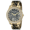 Đồng hồ GUESS Women's U0465L1 Gold-Tone Animal Print Watch