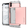 Spigen Crystal Wallet Case for Apple iPhone X - Rose Gold