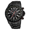 Akribos XXIV Black Dial Black IP Stainless Steel Chronograph Men's Watch AK619BK
