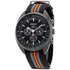 Seiko Recraft Black Dial Men's Chronograph Nylon Watch SSC669