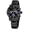 Akribos XXIV Akribos Black Dial Chronograph Stainless Steel Ladies Watch AK623BK AK623BK