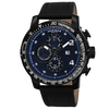 Akribos XXIV Blue Dial Black IP Stainless Steel Men's Watch AK743BU AK743BU