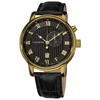 Akribos XXIV Black Dial Brown Leather Men's Watch AK595YG