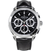 Alpina Alpiner 4 Flyback Chronograph Black Dial Leather Strap Men's Watch AL-760BS5AQ6