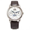 A. Lange & Sohne A. Lange and Sohne Saxonia Annual Calendar 18K White Gold Automatic Men's Watch 330.026