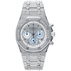 Audemars Piguet Royal Oak Chronograph Diamond Pave White Gold Men's Watch 25978BC.ZZ.1190BC.01