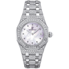 Audemars Piguet Royal Oak Diamond Mother of Pearl Dial Diamond and White Gold Ladies Watch 67602BC.ZZ.1212BC.01