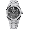 Audemars Piguet Royal Oak Frosted Gold Black Dial Ladies 18k White Gold Watch 15454BC.GG.1259BC.03