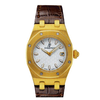 Audemars Piguet Royal Oak Silver Dial 18 kt Yellow Gold Ladies Watch 67600BA.OO.D090CR.01