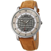 August Steiner Grey Dial Men's Leather Watch AS8213BR