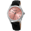 August Steiner Diamond Pink Dial Ladies Watch AS8277BK