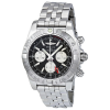 Breitling Chronomat 44 GMT Black Dial Men's Watch AB042011-BB56SS AB042011-BB56-375A