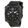 Bell and Ross Aviation Black Ceramic Watch BRS-BL-CER-SRB BRS-BL-CERAMIC/SRB
