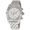 Breitling Chronomat B01 Silver Dial Chronograph Men's Watch AB011011-G684SS