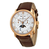 Blancpain Villeret Silver Dial Chronograph 18kt Rose Gold Brown Leather Men's Watch 6685-3642-55B