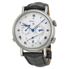 Breguet Classique Alarm White Gold Black Leather Men's Watch 5707BB129V6