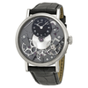 Breguet Tradition Black Skeleton Dial 18kt White Gold Black Leather Men's Watch 7027BBG99V6 7027BB/G9/9V6