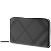 Burberry Zip Around Wallet London Check Charcoal 4056419