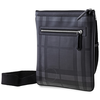 Burberry Men's Flat Crossbody bag London Check Charcoal Beckley Flat 4060086