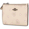 Coach Ladies Pouch bag Leather Beige Wst Hrt Mini Id Skny 29905 DKNQ1