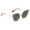 Fendi Green Cat Eye Ladies Sunglasses FF 0190/S DDB57O7