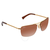 Ray Ban Brown Gradient Rectangular Unisex Sunglasses RB3607 001/13 61 RB3607 001/13 61