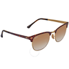 Ray Ban RayBan Clubmaster Metal Light Brown Gradient Sunglasses RB3716 90085151 RB3716 90085151