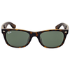 Ray Ban Ray-Ban New Wayfarer Classic Alternate Fit Green Lens Sunglasses RB2132F 902 52