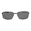 Oakley Square Wire Grey Polarized Men's Sunglasses OO4075-407504-60