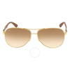 Ray Ban Aviator Pilot Light Brown Gradient Sunglasses RB8313 001/51 58-13 RB8313 001/51 58-13