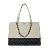 Kate Spade Open Box -  New York Sedgewick Place Francesca Large Tote Bag - Pale Cream/Black PXRU4774-167