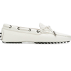 Tod's Ladies White Gommino Driving Shoes In Leather XXW0FW0X710SFPB001