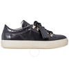 Tod's Womens Metallic Finish Sneakers in Black XXW0XK0S160GOCB999